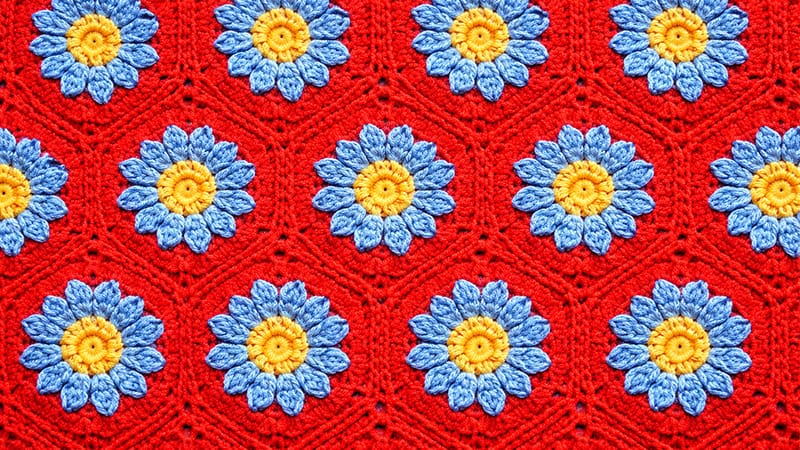Daisy Granny Square Instructions