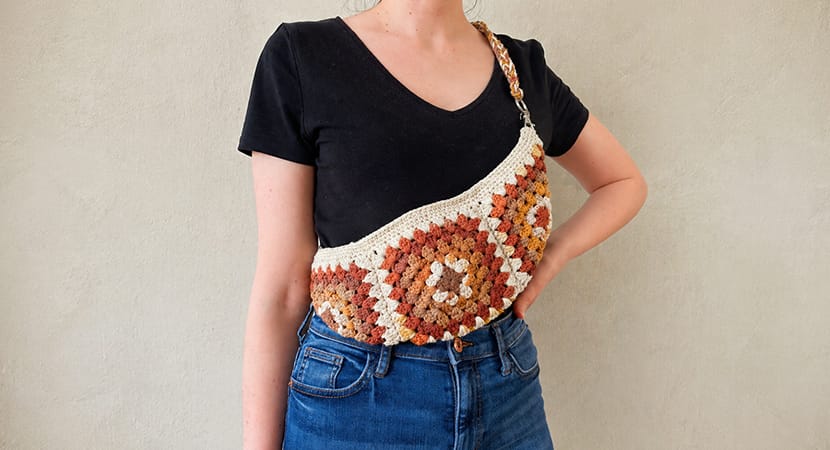 Granny Square Cross Body Bag