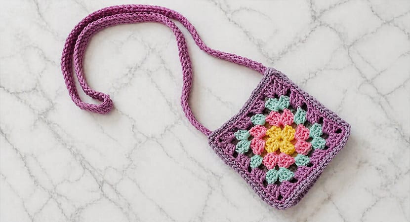 Granny Square Purse