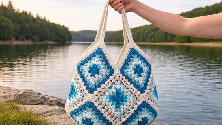 Granny Square Tote Bag