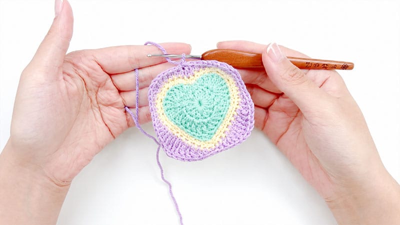 Creating the Heart Granny Square