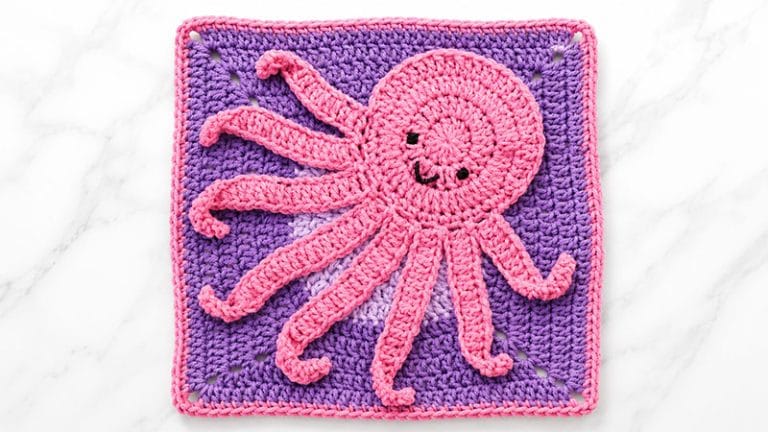 Crochet Octopus Granny Square