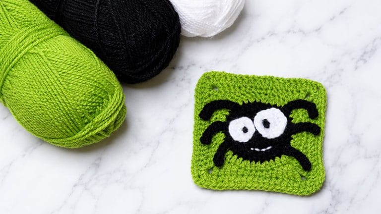 Crochet Spider Granny Square