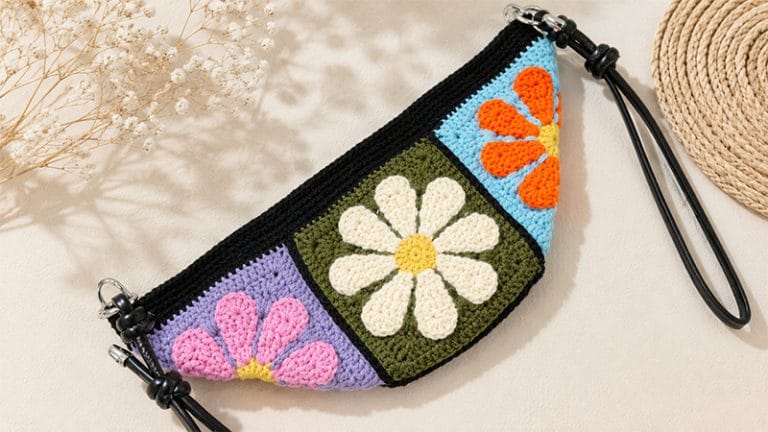 Granny Square Crossbody Bag