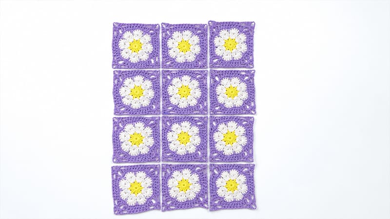 The Floral Granny Square Motif