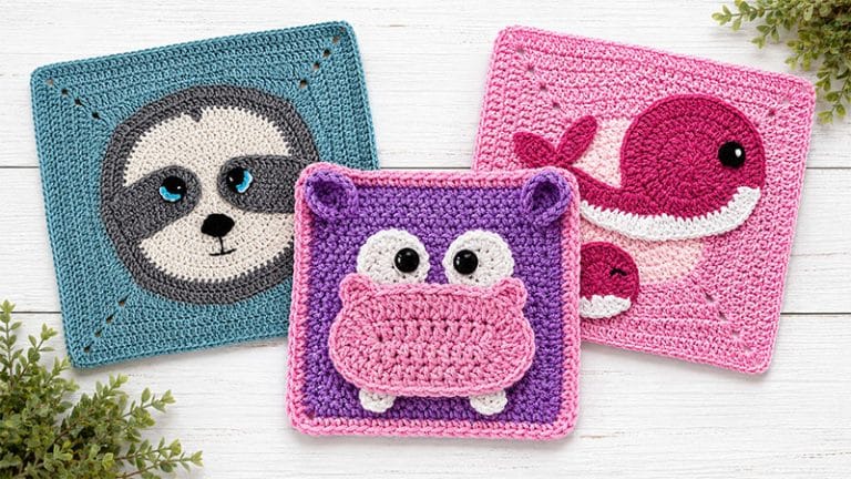 Crochet Animal Granny Square