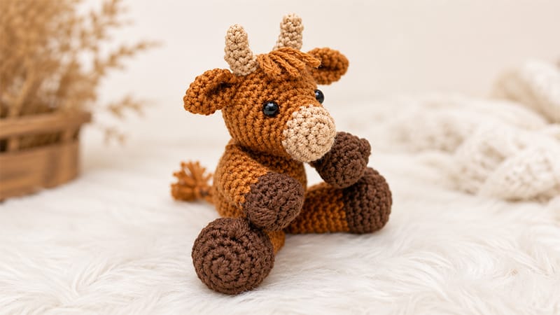 Crochet Highland Cow