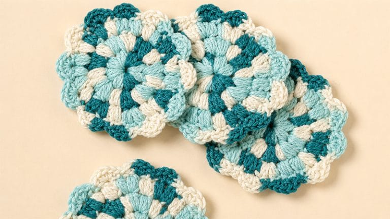 Reusable Crochet Flower Face Scrubbies