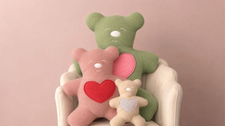 Small Love Heart Bear