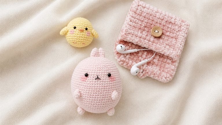 Molang and Piupiu Bunny and Duck Amigurumi