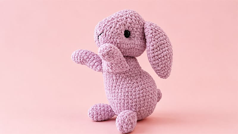 Plush Bunny Lelya Amigurumi