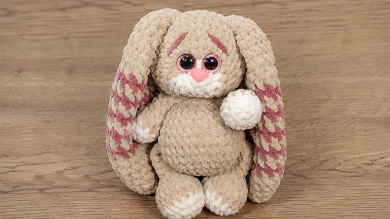 Plush Bunny Neon Amigurumi