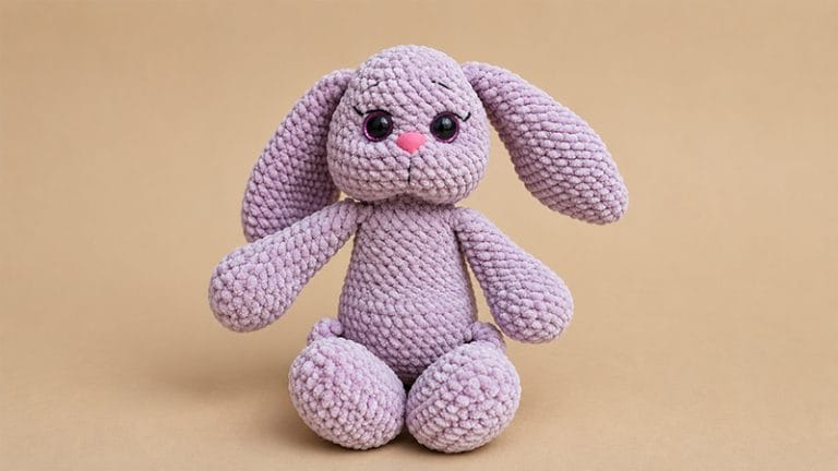 Plush Velvet Bunny Amigurumi