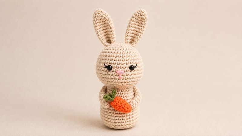 Rose the Bunny Amigurumi
