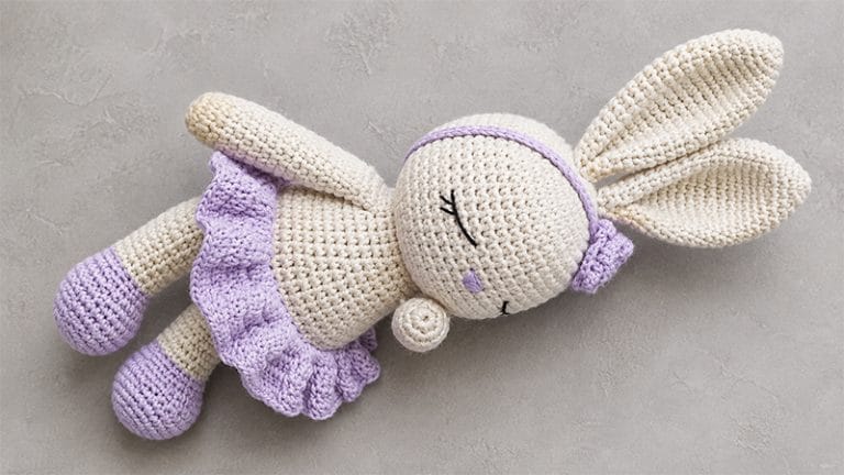 Sleeping Bunny Amigurumi