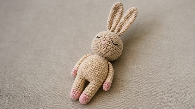 Sleepy Bunny Amigurumi