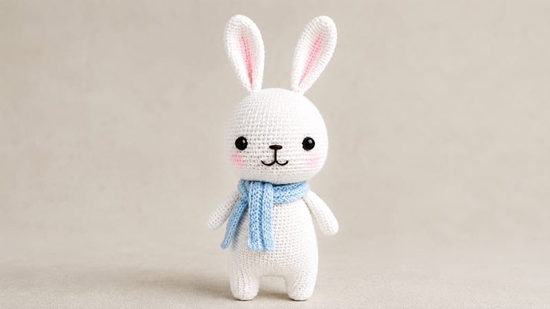 White Bunny Amigurumi
